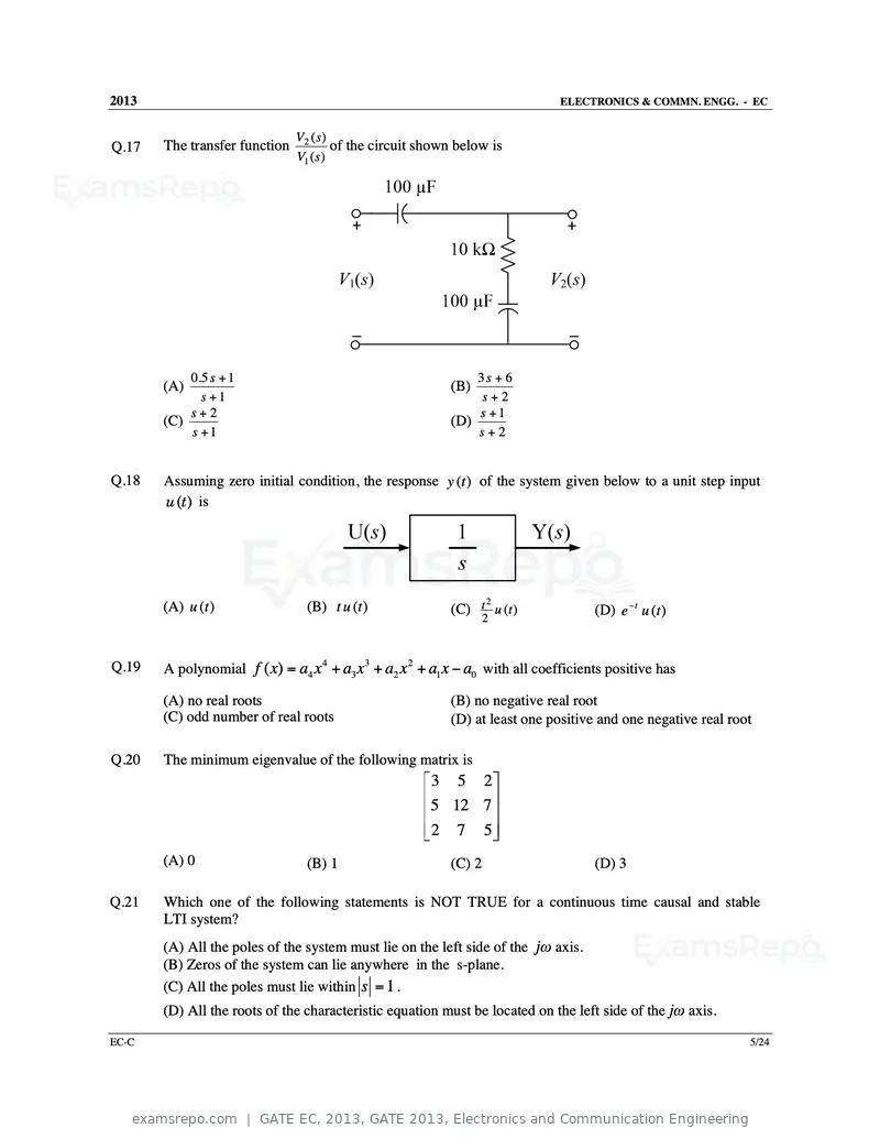 GATE EC 2013 question paper, GATE 2013, Electronics and Communication Engineering, page 44 of 76