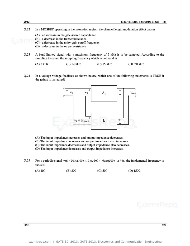 GATE EC 2013 question paper, GATE 2013, Electronics and Communication Engineering, page 45 of 76