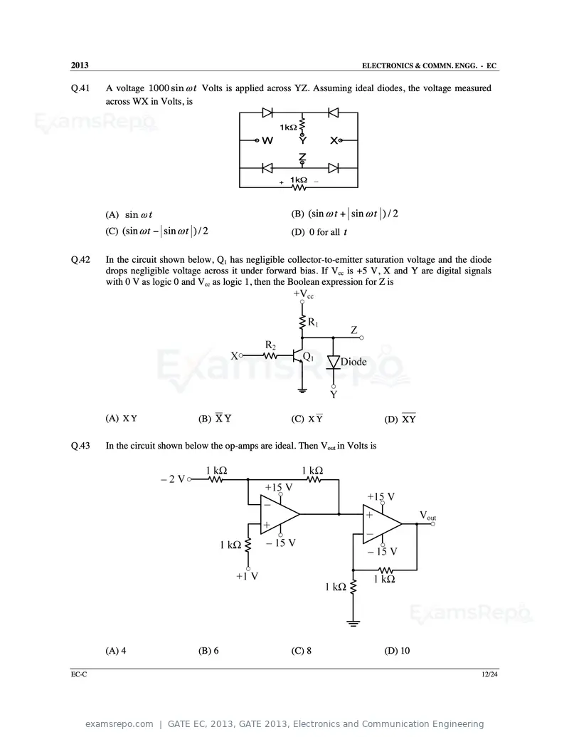 GATE EC 2013 question paper, GATE 2013, Electronics and Communication Engineering, page 51 of 76