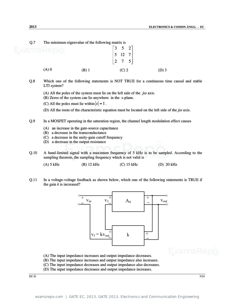 GATE EC 2013 question paper, GATE 2013, Electronics and Communication Engineering, page 61 of 76