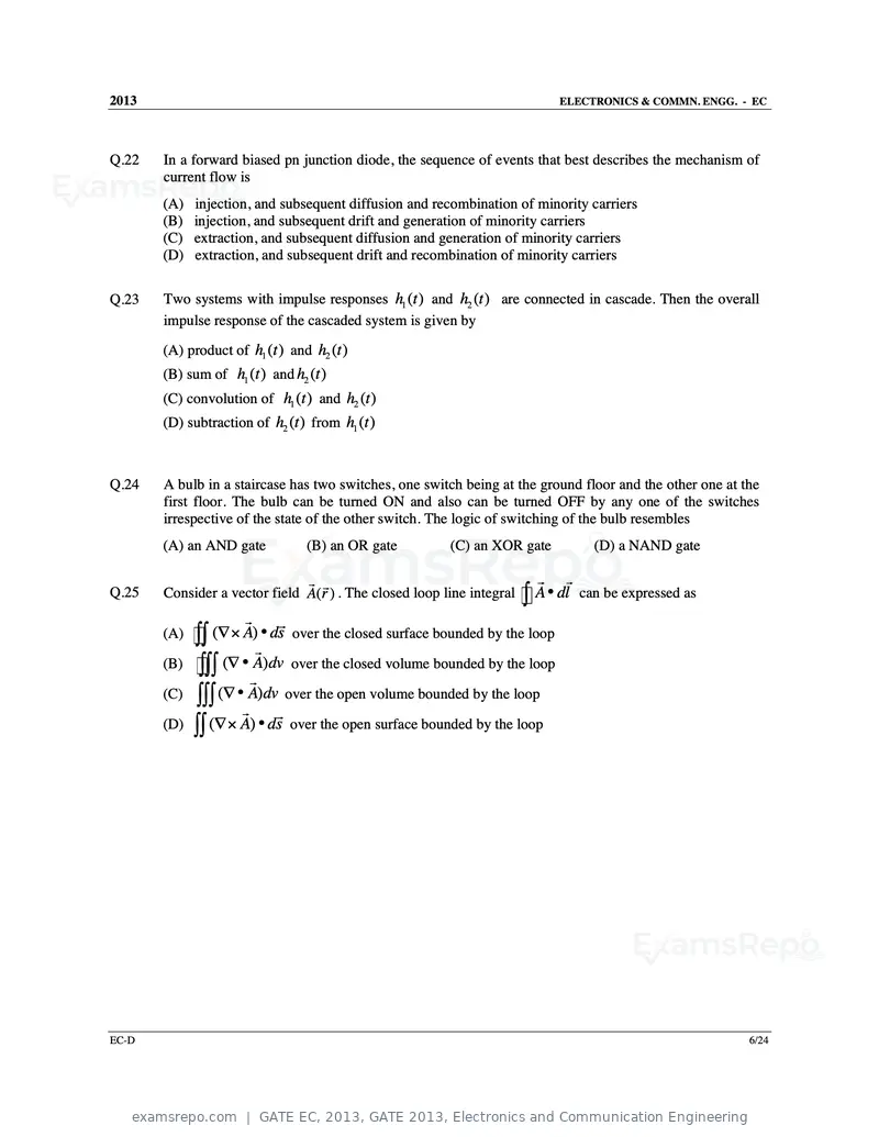 GATE EC 2013 question paper, GATE 2013, Electronics and Communication Engineering, page 64 of 76
