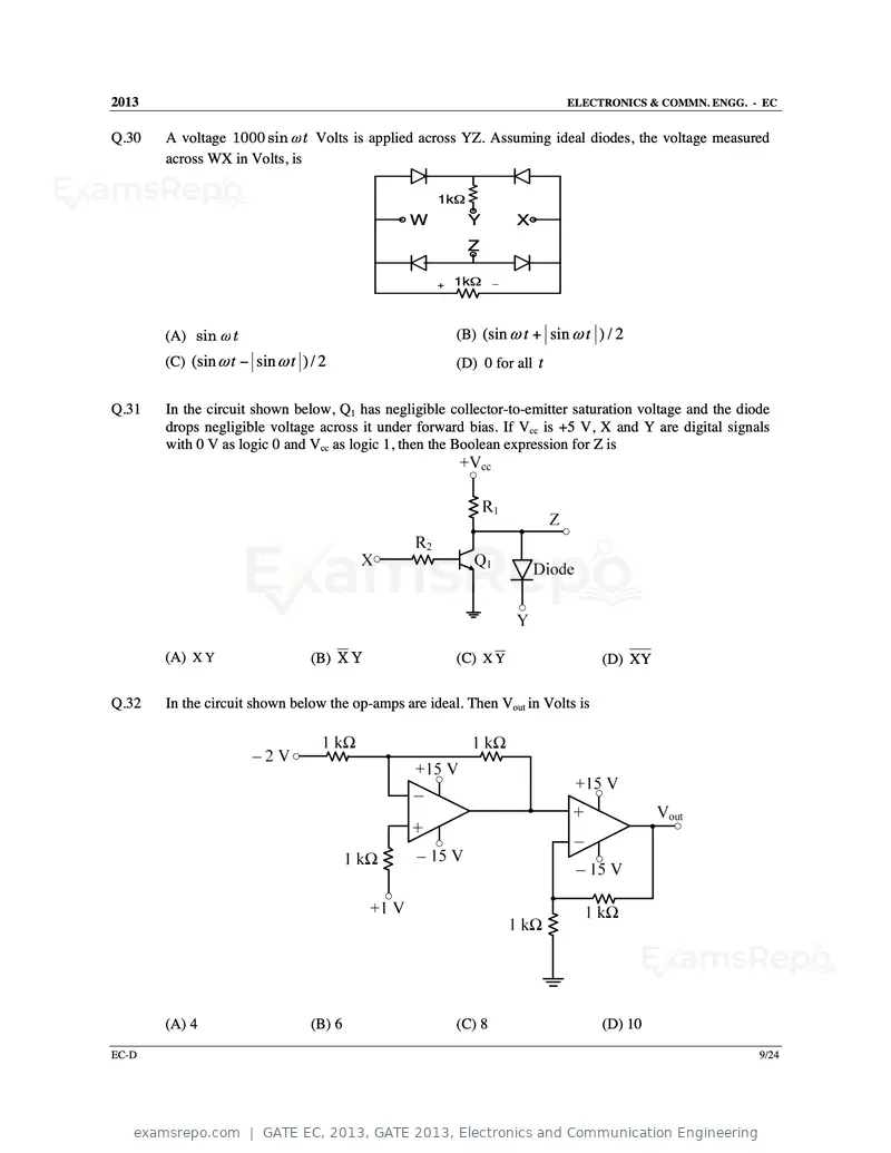 GATE EC 2013 question paper, GATE 2013, Electronics and Communication Engineering, page 67 of 76