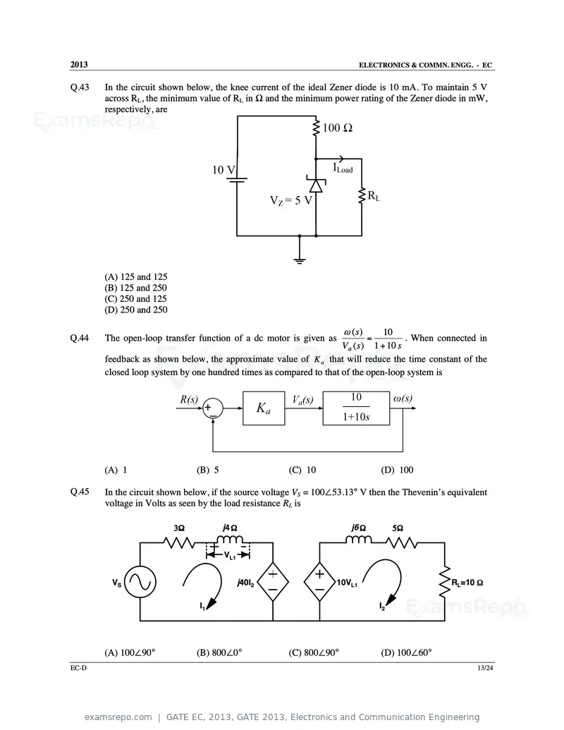 GATE EC 2013 question paper, GATE 2013, Electronics and Communication Engineering, page 71 of 76