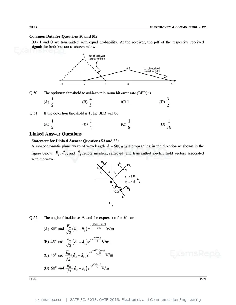 GATE EC 2013 question paper, GATE 2013, Electronics and Communication Engineering, page 73 of 76