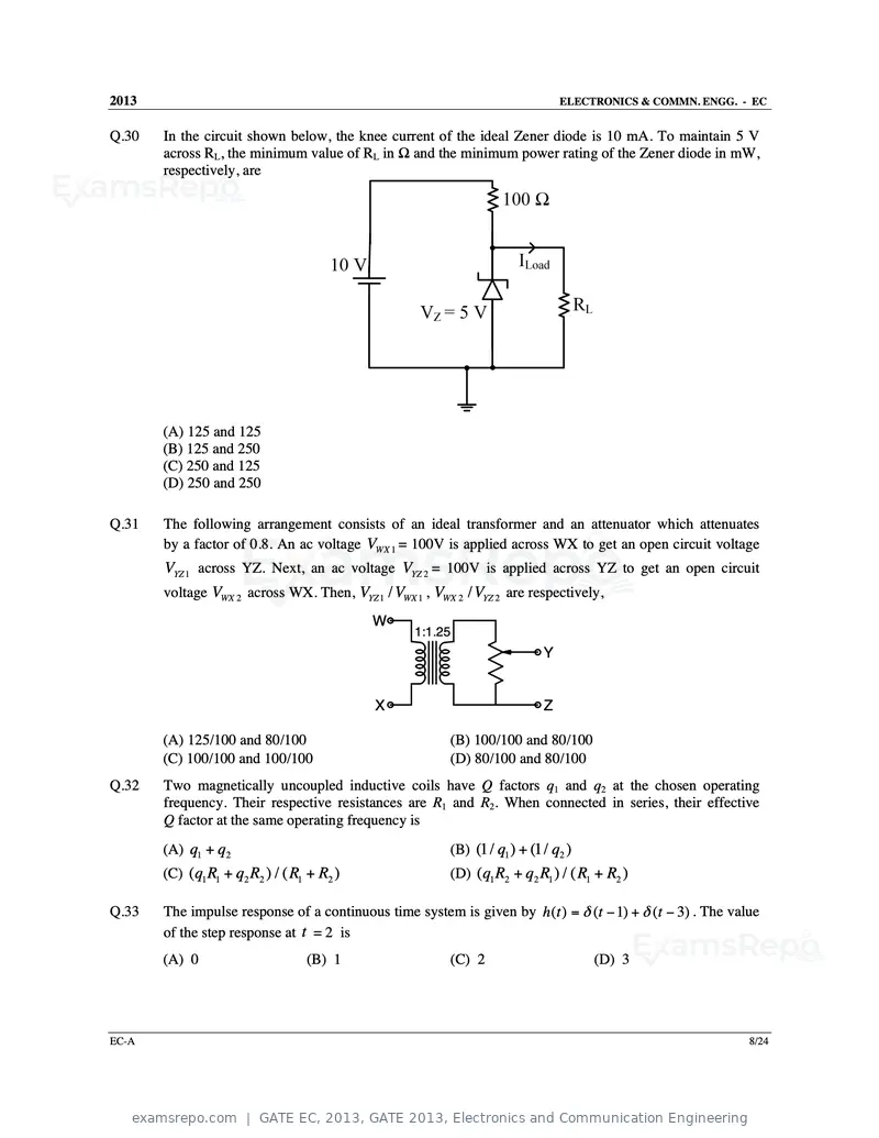 GATE EC 2013 question paper, GATE 2013, Electronics and Communication Engineering, page 9 of 76