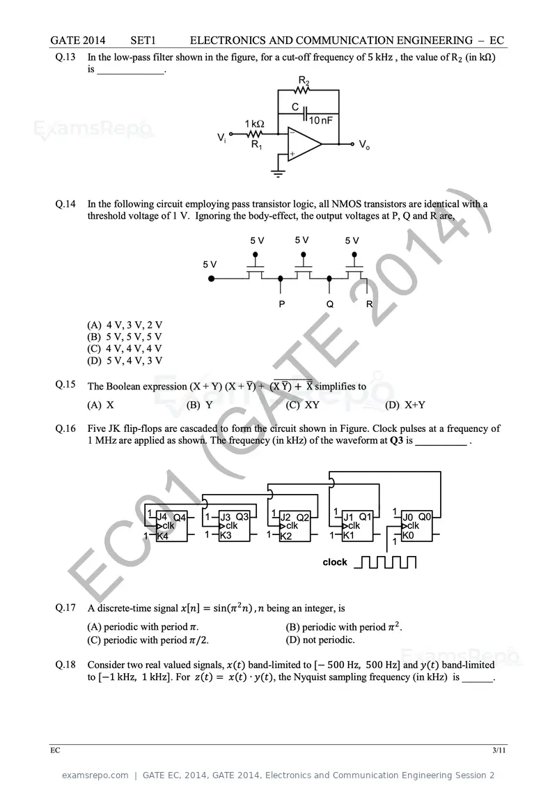 GATE EC 2014 question paper, GATE 2014, Electronics and Communication Engineering Session 2, page 10 of 83