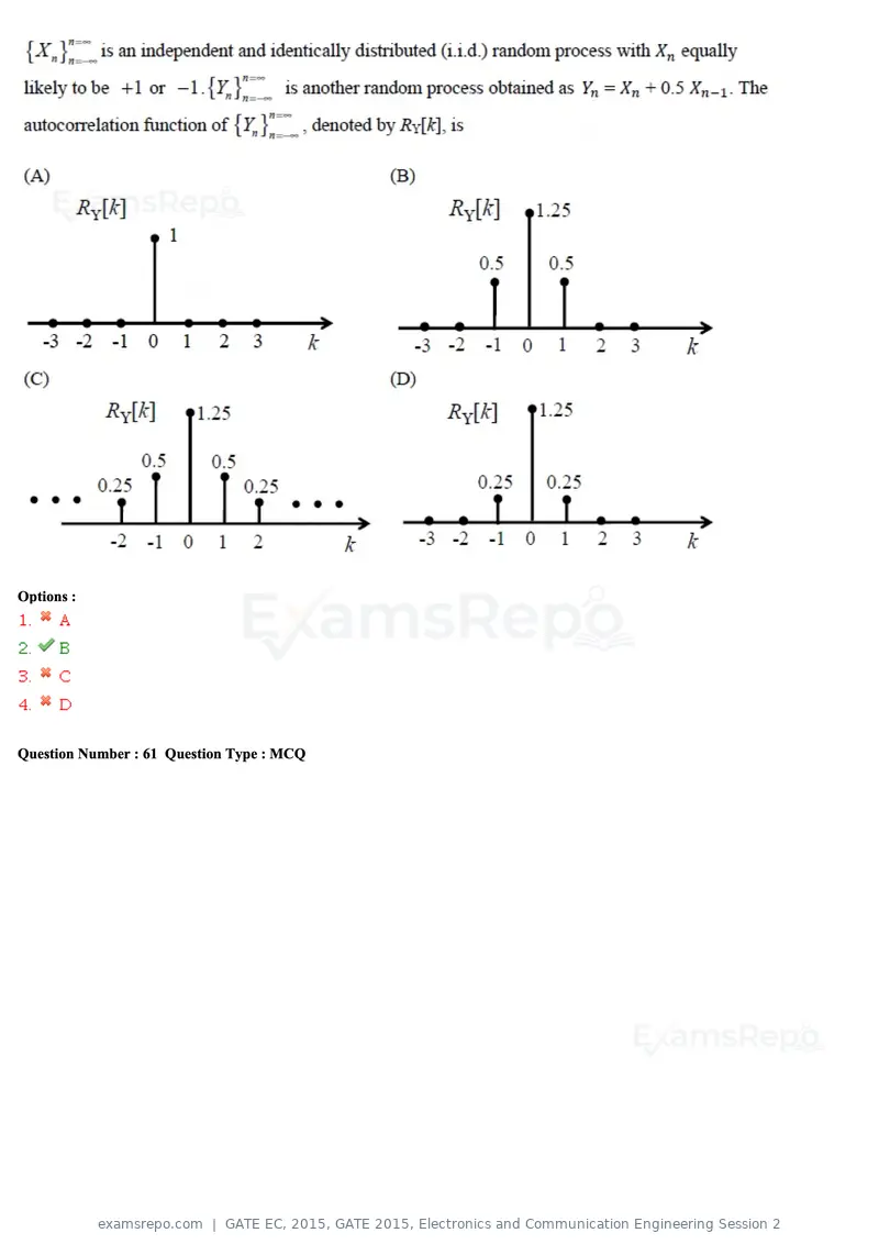 GATE EC 2015 question paper, GATE 2015, Electronics and Communication Engineering Session 2, page 50 of 77