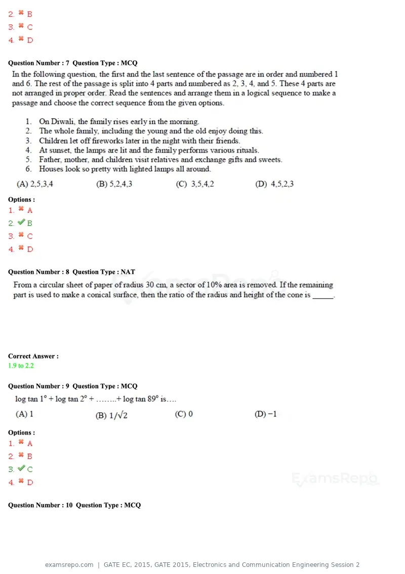 GATE EC 2015 question paper, GATE 2015, Electronics and Communication Engineering Session 2, page 56 of 77