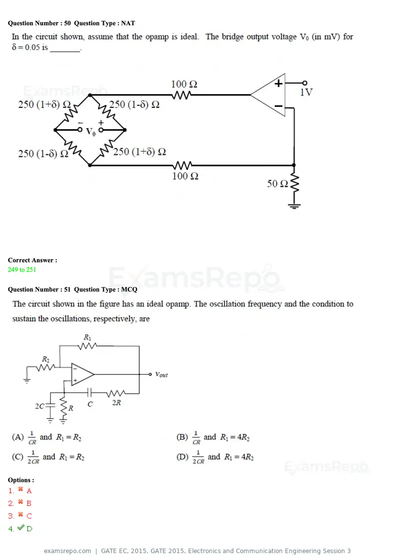 GATE EC 2015 question paper, GATE 2015, Electronics and Communication Engineering Session 3, page 19 of 77