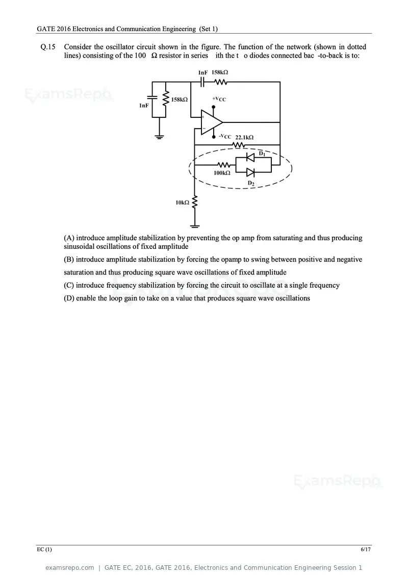 GATE EC 2016 question paper, GATE 2016, Electronics and Communication Engineering Session 1, page 8 of 64