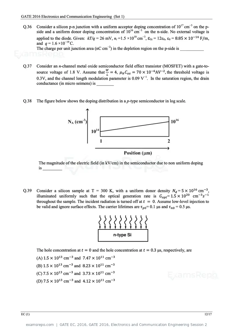 GATE EC 2016 question paper, GATE 2016, Electronics and Communication Engineering Session 2, page 14 of 64