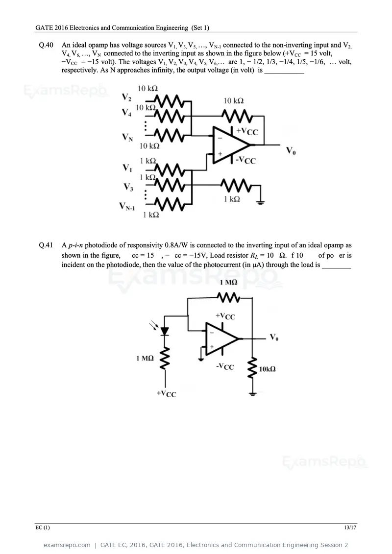 GATE EC 2016 question paper, GATE 2016, Electronics and Communication Engineering Session 2, page 15 of 64