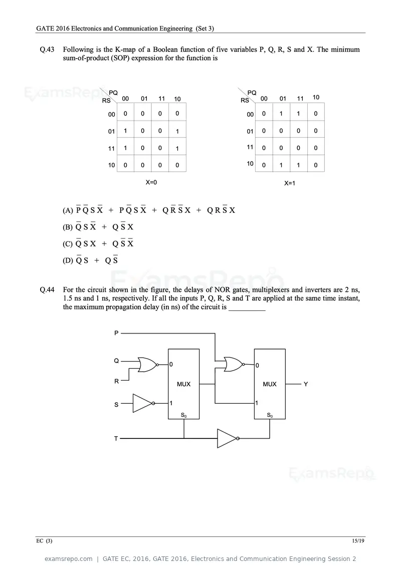 GATE EC 2016 question paper, GATE 2016, Electronics and Communication Engineering Session 2, page 58 of 64