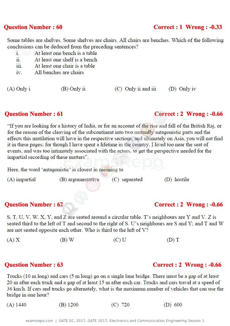 GATE EC 2017 question paper, GATE 2017, Electronics and Communication Engineering Session 1, page 22 of 25