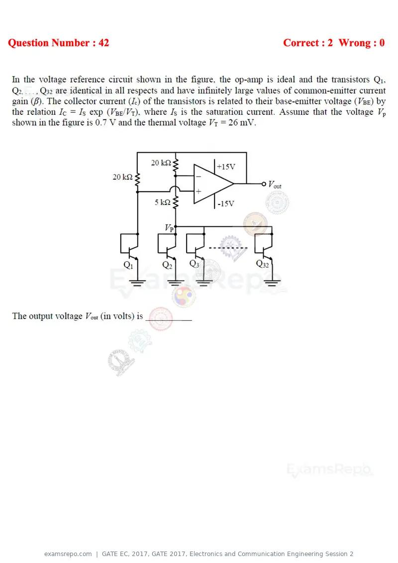 GATE EC 2017 question paper, GATE 2017, Electronics and Communication Engineering Session 2, page 20 of 32