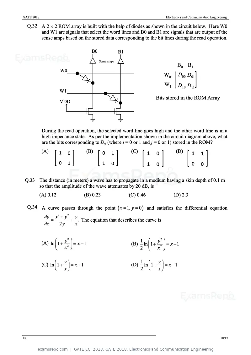 GATE EC 2018 question paper, GATE 2018, Electronics and Communication Engineering, page 13 of 23