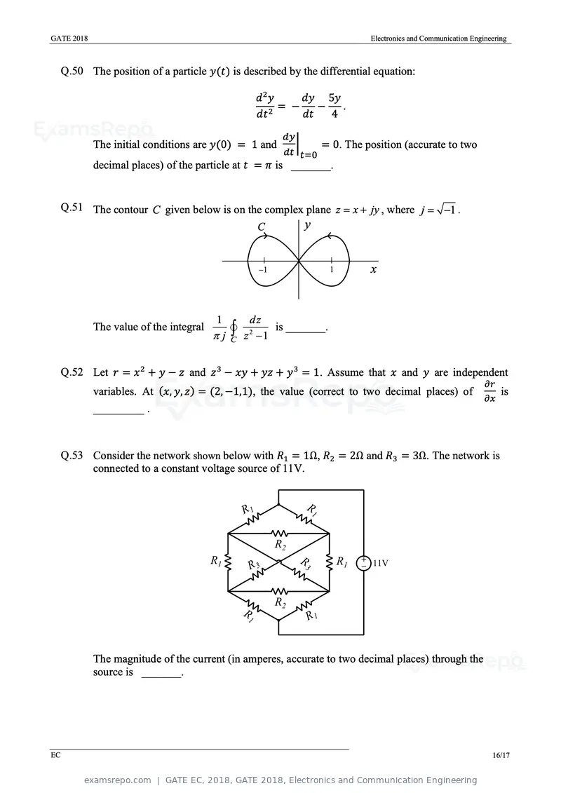 GATE EC 2018 question paper, GATE 2018, Electronics and Communication Engineering, page 19 of 23