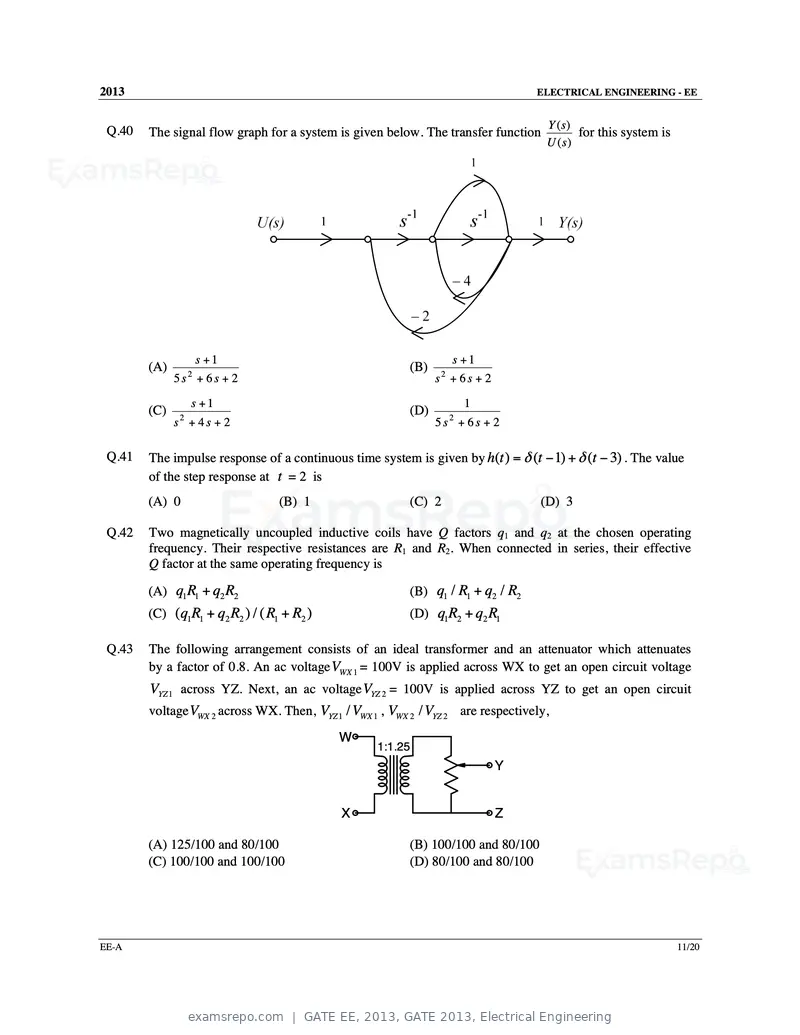 GATE EE 2013 question paper, GATE 2013, Electrical Engineering, page 12 of 68