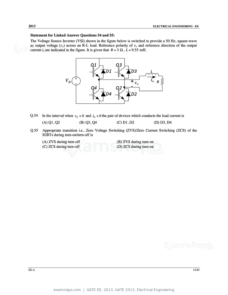 GATE EE 2013 question paper, GATE 2013, Electrical Engineering, page 15 of 68