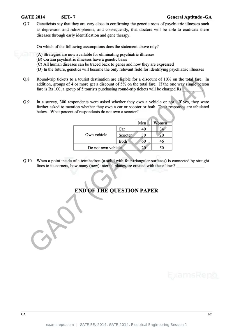 GATE EE 2014 question paper, GATE 2014, Electrical Engineering Session 1, page 7 of 65