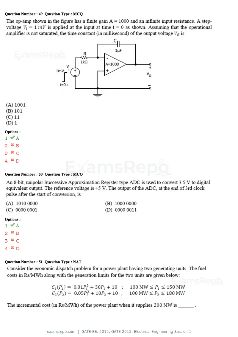 GATE EE 2015 question paper, GATE 2015, Electrical Engineering Session 1, page 22 of 57