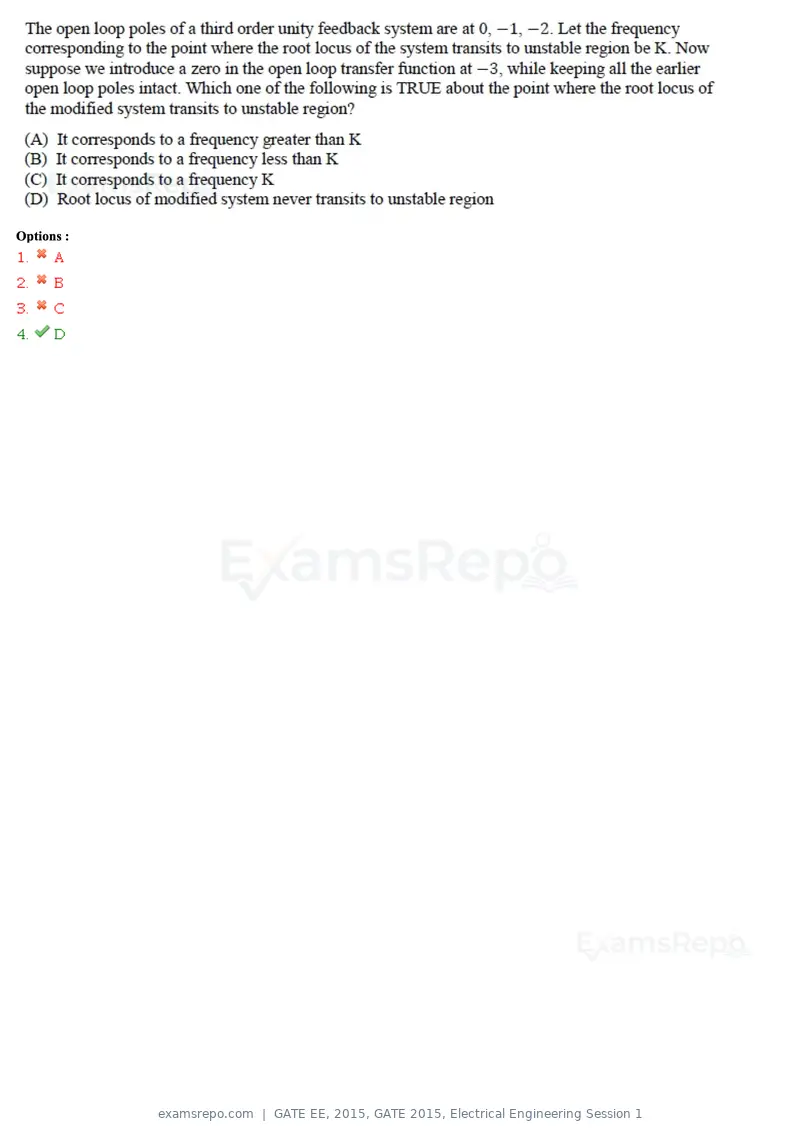 GATE EE 2015 question paper, GATE 2015, Electrical Engineering Session 1, page 28 of 57