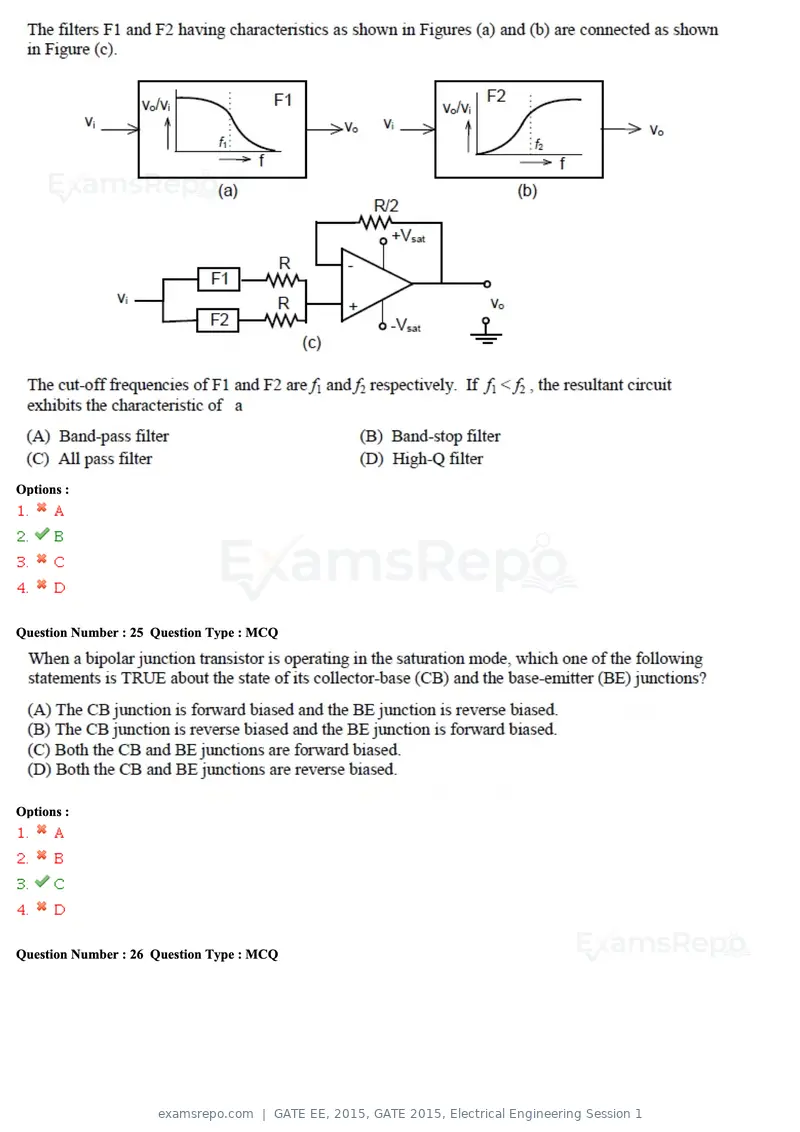 GATE EE 2015 question paper, GATE 2015, Electrical Engineering Session 1, page 39 of 57