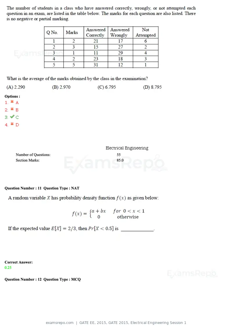 GATE EE 2015 question paper, GATE 2015, Electrical Engineering Session 1, page 6 of 57