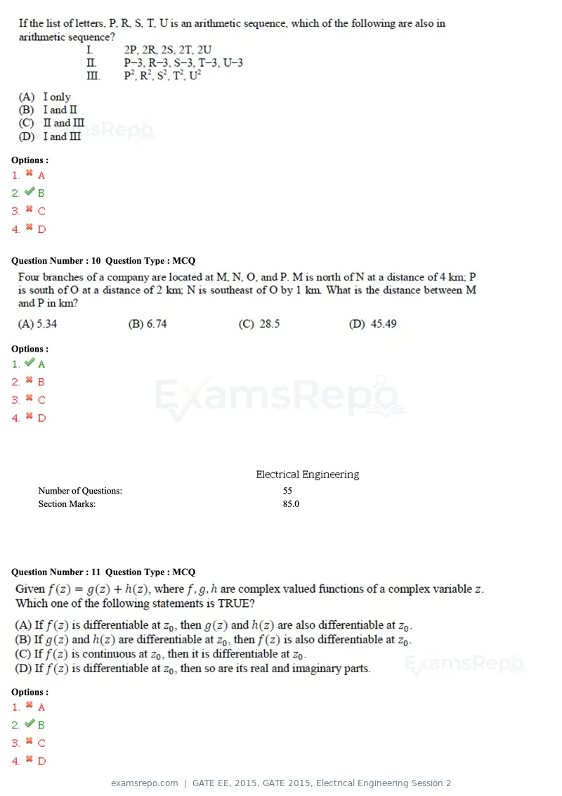 GATE EE 2015 question paper, GATE 2015, Electrical Engineering Session 2, page 33 of 57
