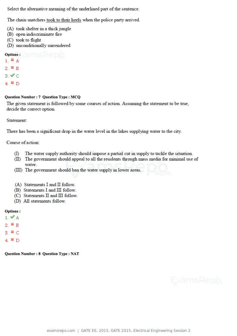 GATE EE 2015 question paper, GATE 2015, Electrical Engineering Session 2, page 4 of 57