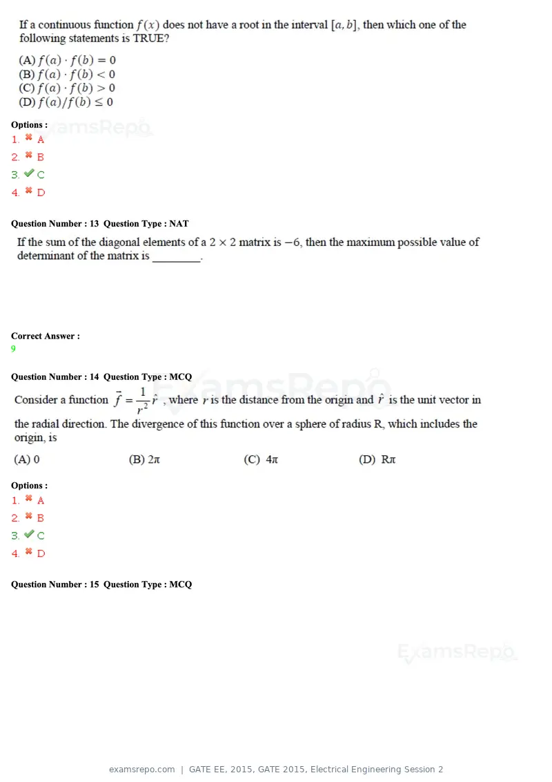 GATE EE 2015 question paper, GATE 2015, Electrical Engineering Session 2, page 7 of 57