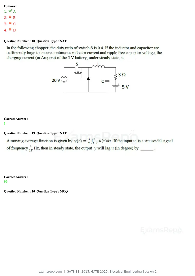 GATE EE 2015 question paper, GATE 2015, Electrical Engineering Session 2, page 9 of 57