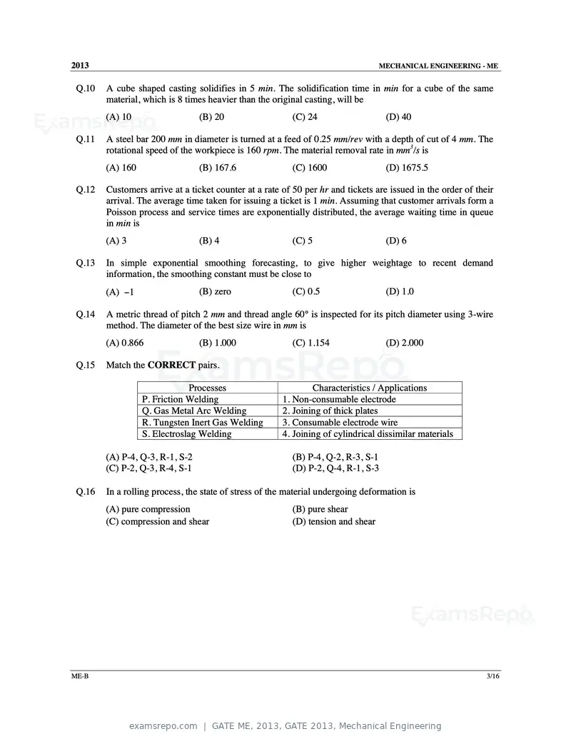 GATE ME 2013 question paper, GATE 2013, Mechanical Engineering, page 18 of 56