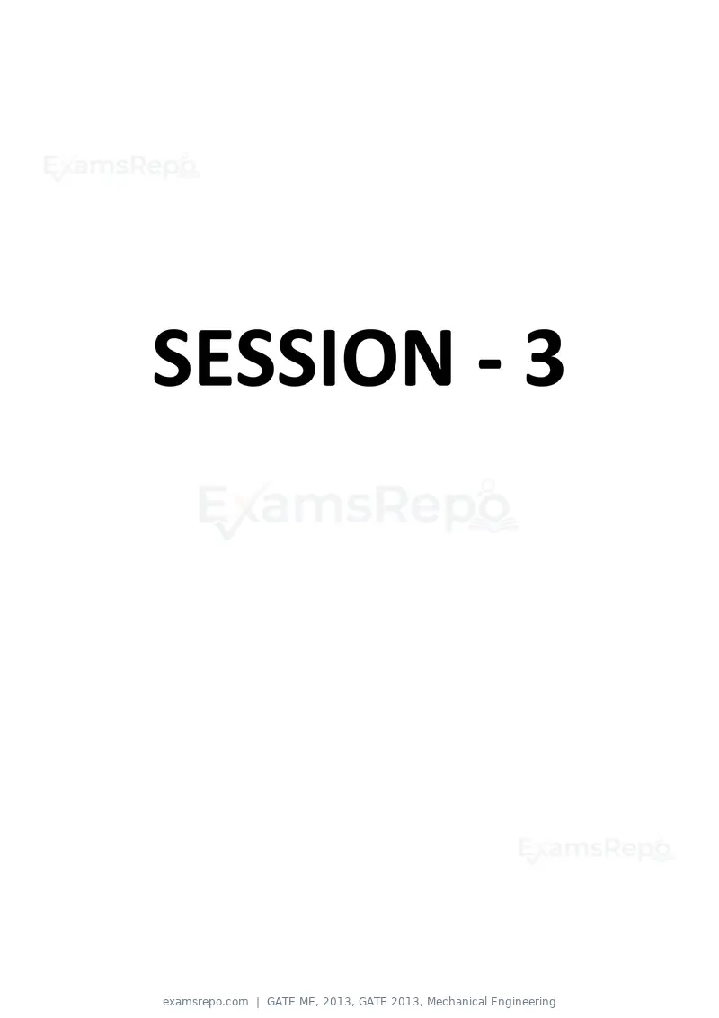 GATE ME 2013 question paper, GATE 2013, Mechanical Engineering, page 29 of 56