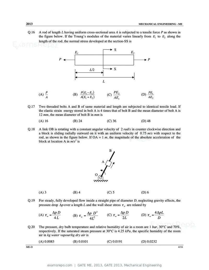 GATE ME 2013 question paper, GATE 2013, Mechanical Engineering, page 47 of 56