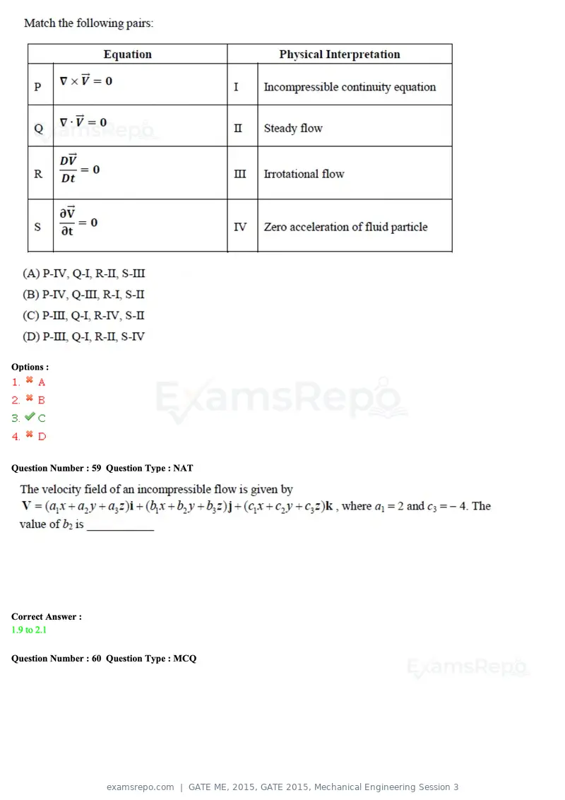 GATE ME 2015 question paper, GATE 2015, Mechanical Engineering Session 3, page 23 of 70