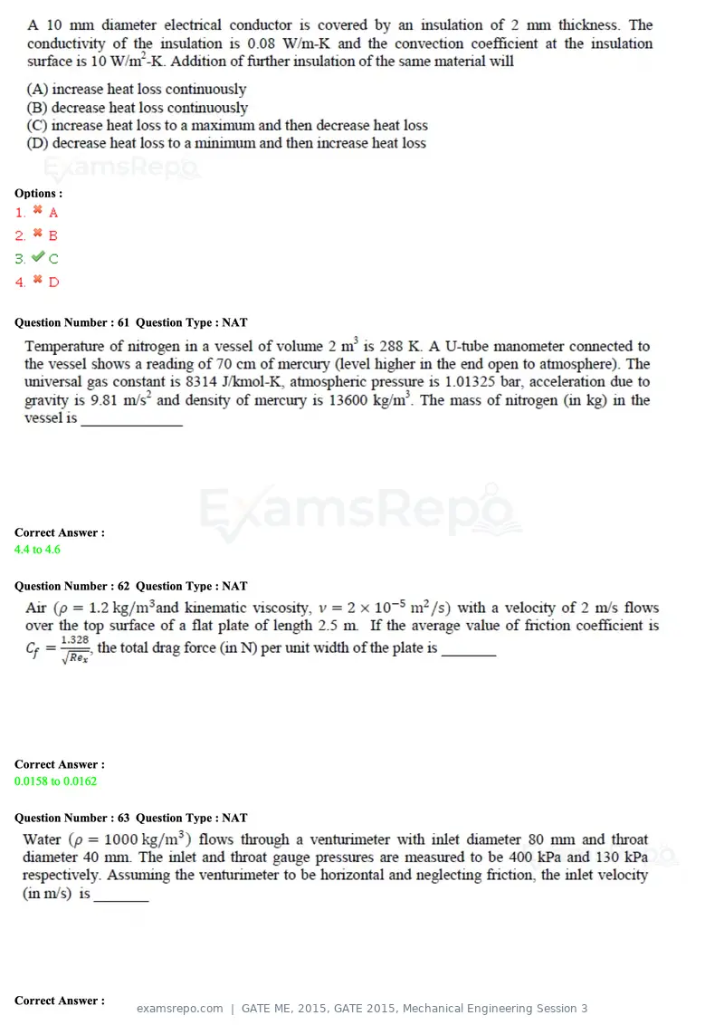 GATE ME 2015 question paper, GATE 2015, Mechanical Engineering Session 3, page 24 of 70