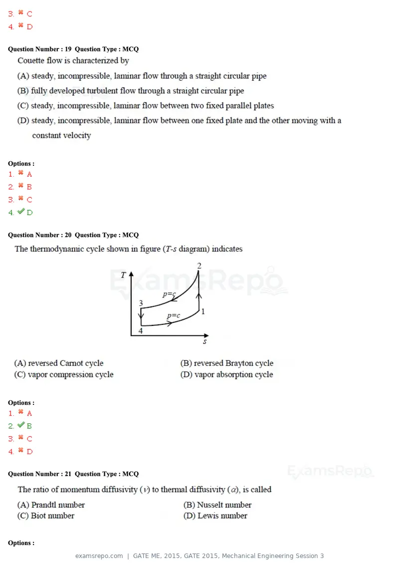 GATE ME 2015 question paper, GATE 2015, Mechanical Engineering Session 3, page 55 of 70