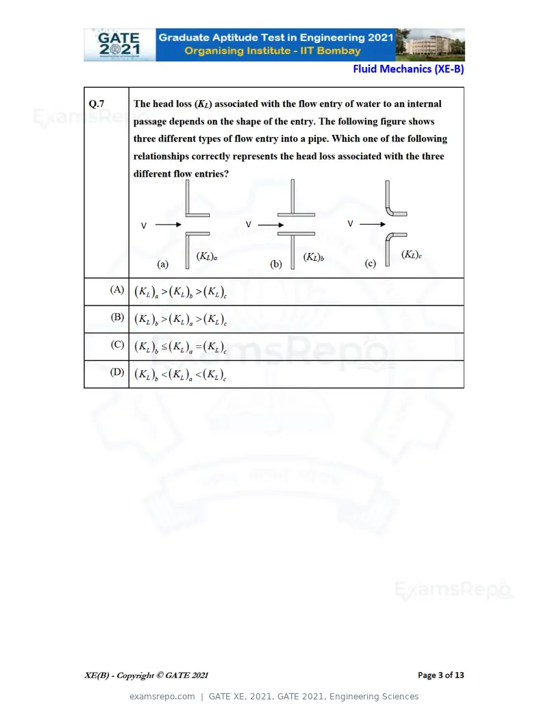 GATE XE 2021 question paper, GATE 2021, Engineering Sciences, page 15 of 93