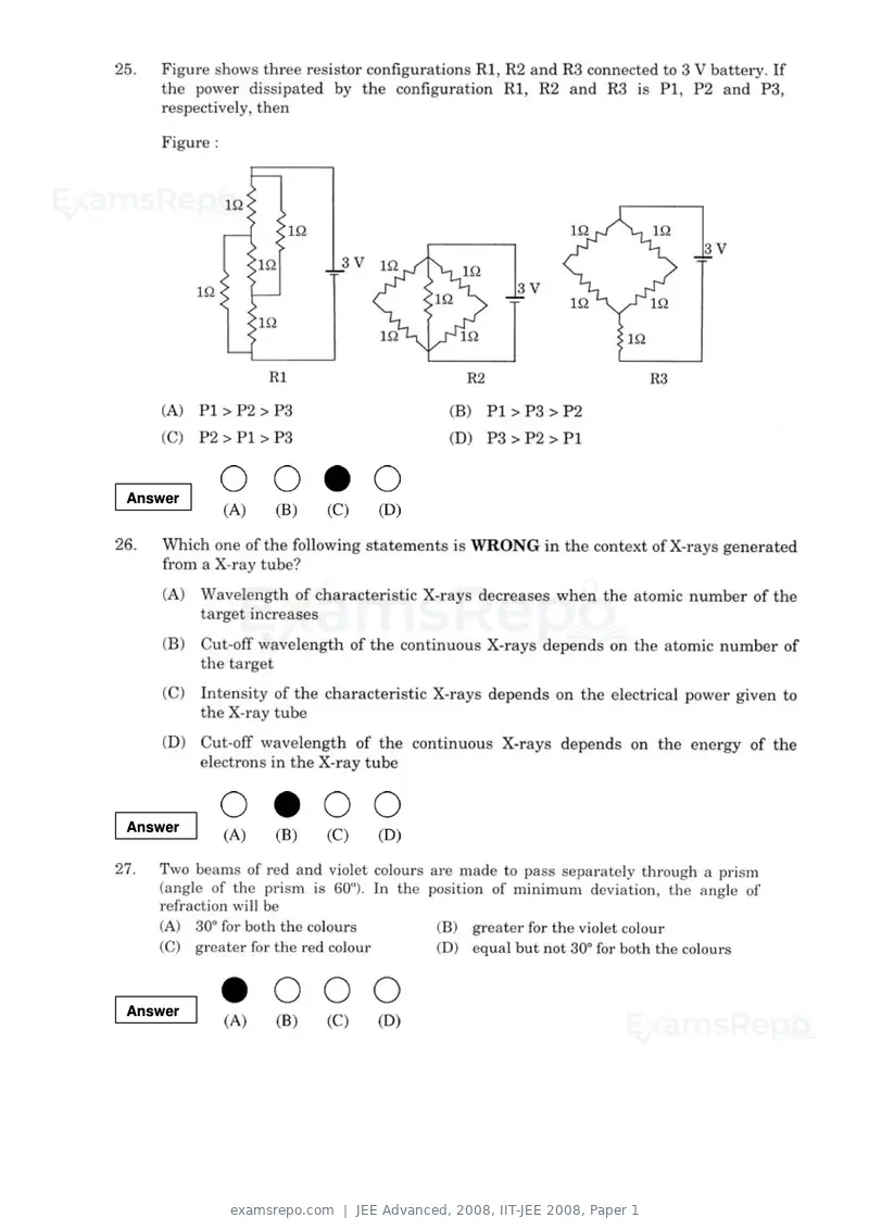 JEE Advanced 2008 question paper, IIT-JEE 2008, Paper 1, page 9 of 24