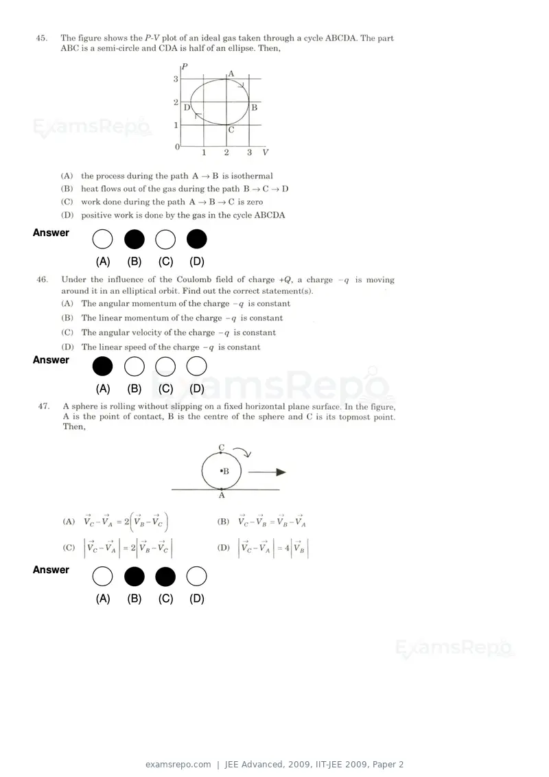 JEE Advanced 2009 question paper, IIT-JEE 2009, Paper 2, page 13 of 17