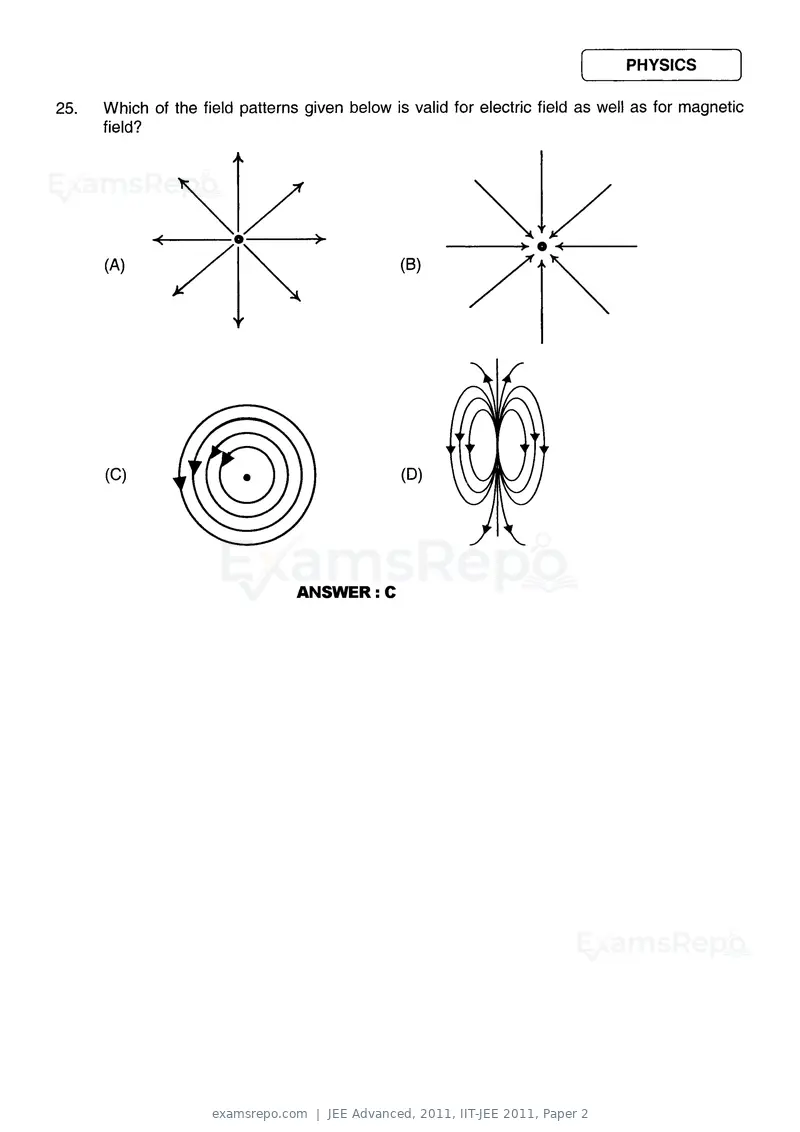 JEE Advanced 2011 question paper, IIT-JEE 2011, Paper 2, page 10 of 26