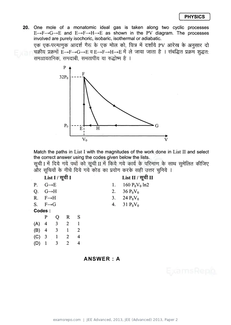 JEE Advanced 2013 question paper, JEE (Advanced) 2013, Paper 2, page 15 of 40