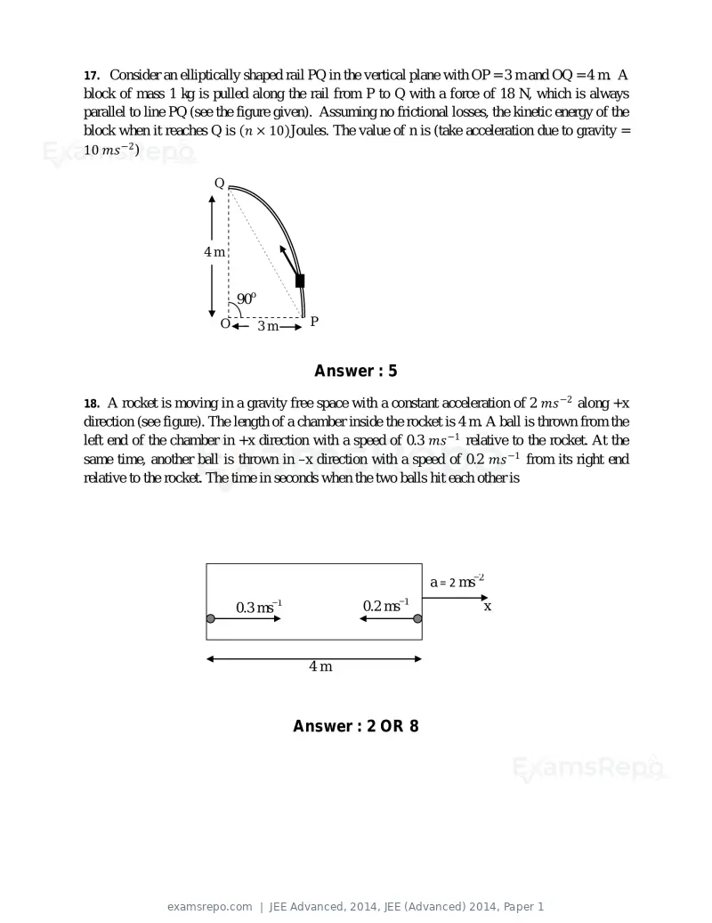 JEE Advanced 2014 question paper, JEE (Advanced) 2014, Paper 1, page 9 of 25