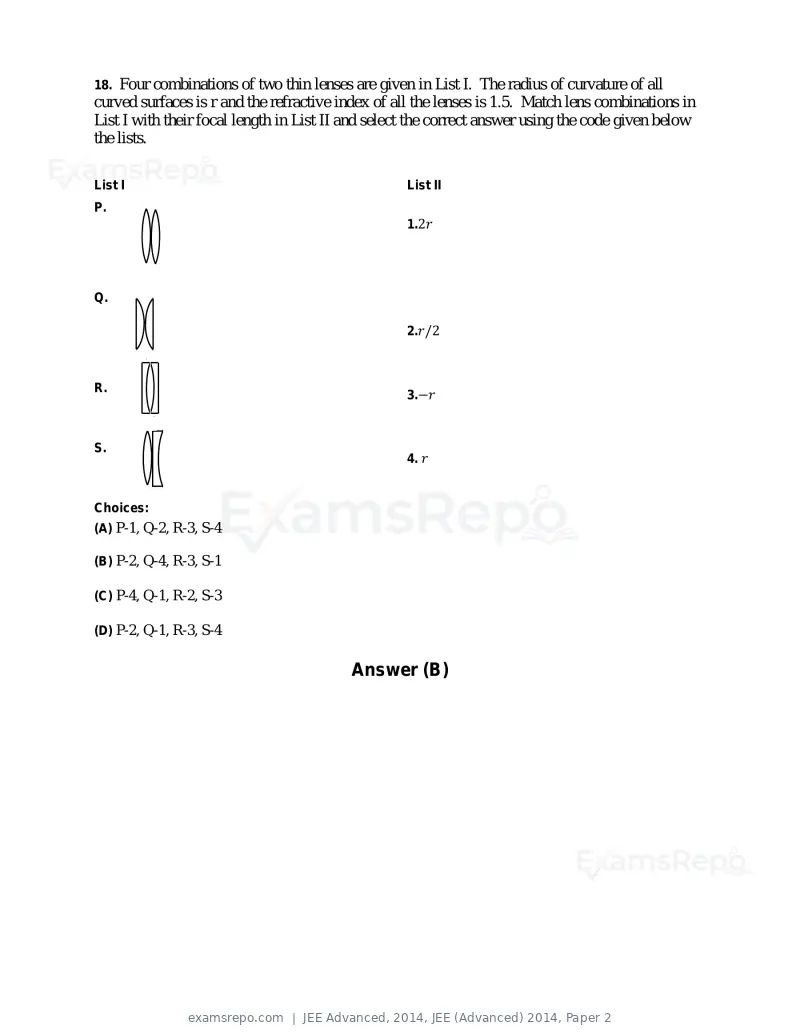JEE Advanced 2014 question paper, JEE (Advanced) 2014, Paper 2, page 10 of 38