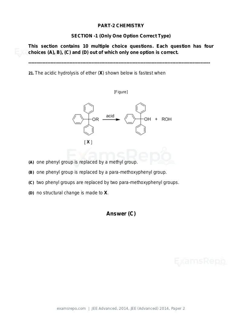 JEE Advanced 2014 question paper, JEE (Advanced) 2014, Paper 2, page 13 of 38