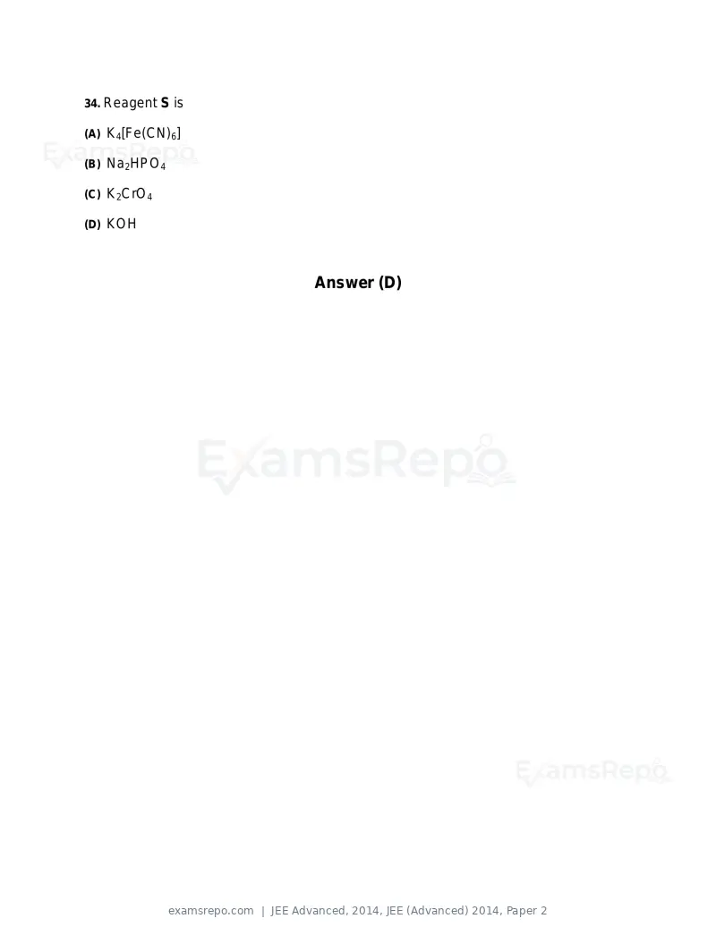 JEE Advanced 2014 question paper, JEE (Advanced) 2014, Paper 2, page 22 of 38