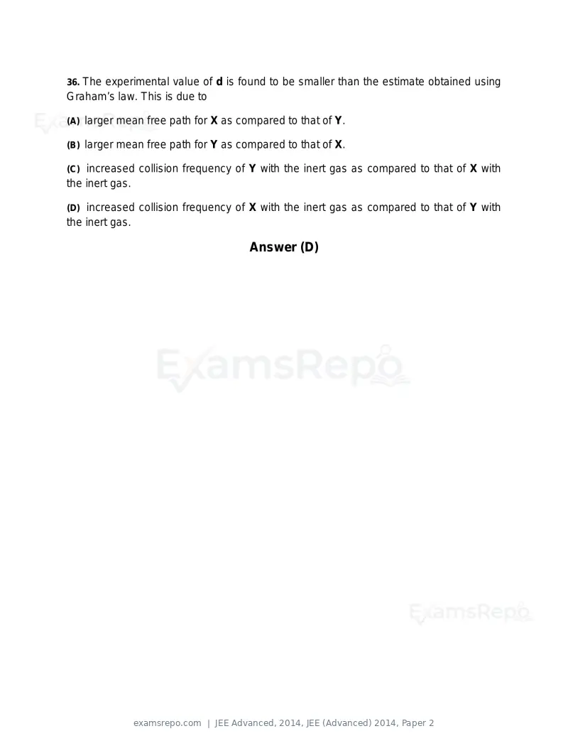 JEE Advanced 2014 question paper, JEE (Advanced) 2014, Paper 2, page 24 of 38
