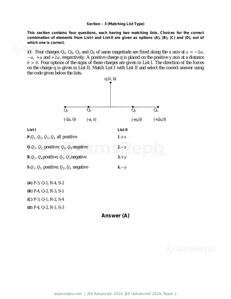 JEE Advanced 2014 question paper, JEE (Advanced) 2014, Paper 2, page 9 of 38