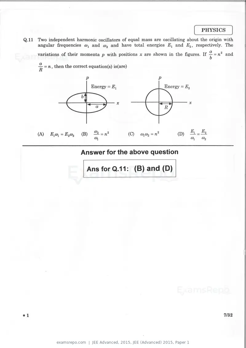 JEE Advanced 2015 question paper, JEE (Advanced) 2015, Paper 1, page 6 of 29